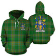Dunn or O'Dunn Ireland Hoodie Irish National Tartan (Pullover) | Women & Men | Over 1400 Crests