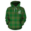 Connor or O'Connor (Faly) Family Crest Ireland Hoodie Irish National Tartan (Pullover) A7