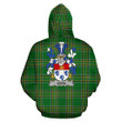 Gara or O'Gara Ireland Hoodie Irish National Tartan (Pullover) | Women & Men | Over 1400 Crests