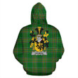 Francis Ireland Hoodie Irish National Tartan (Pullover) | Women & Men | Over 1400 Crests
