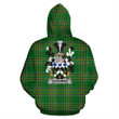 Goodman Ireland Hoodie Irish National Tartan (Pullover) | Women & Men | Over 1400 Crests