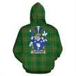 Coppinger Ireland Hoodie Irish National Tartan (Pullover) | Women & Men | Over 1400 Crests