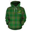 Connor or O'Connor (Kerry) Family Crest Ireland Hoodie Irish National Tartan (Pullover) A7