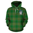 McElroy or Gilroy Family Crest Ireland Hoodie Irish National Tartan (Pullover) A7