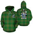 Fullam Ireland Hoodie Irish National Tartan (Pullover) | Women & Men | Over 1400 Crests