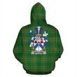 McClure Ireland Hoodie Irish National Tartan (Pullover) | Women & Men | Over 1400 Crests