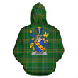 Dawson Ireland Hoodie Irish National Tartan (Pullover) | Women & Men | Over 1400 Crests