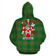 Seymour Ireland Hoodie Irish National Tartan (Pullover) | Women & Men | Over 1400 Crests