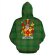Galwey Ireland Hoodie Irish National Tartan (Pullover) | Women & Men | Over 1400 Crests