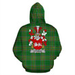 Toole or O'Toole Ireland Hoodie Irish National Tartan (Pullover) | Women & Men | Over 1400 Crests