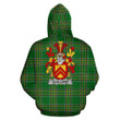 Clelland or McClelland Ireland Hoodie Irish National Tartan (Pullover) | Women & Men | Over 1400 Crests