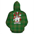 Leary or O'Leary Ireland Hoodie Irish National Tartan (Pullover) | Women & Men | Over 1400 Crests