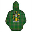 Langford Ireland Hoodie Irish National Tartan (Pullover) | Women & Men | Over 1400 Crests