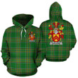 Clelland or McClelland Ireland Hoodie Irish National Tartan (Pullover) | Women & Men | Over 1400 Crests