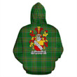 Pennefather Ireland Hoodie Irish National Tartan (Pullover) | Women & Men | Over 1400 Crests
