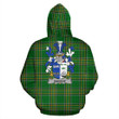 Sheehy or McSheehy Ireland Hoodie Irish National Tartan (Pullover) | Women & Men | Over 1400 Crests