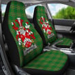 Longfield Ireland Car Seat Cover Irish National Tartan Irish Family (Set of Two) | Over 1400 Crests