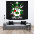 Crowe or McEnchroe Ireland Tapestry - Irish Family Crest | Home Decor | Home Set
