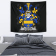 Lester or McAlester Ireland Tapestry - Irish Family Crest | Home Decor | Home Set