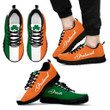 Ireland Flag And Shamrock Sneakers K5 | 1sttheworld.com