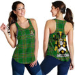Noble Ireland Women's Racerback Tank - Irish National Tartan | Over 1400 Crests | Clothing | Apparel