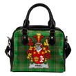 Friel or O'Friel Ireland Shoulder Handbag Irish National Tartan  | Over 1400 Crests | Bags | Water-Resistant PU leather