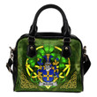Mullins or O'Mullins Ireland Shoulder HandBag Celtic Shamrock | Over 1400 Crests | Bags | Premium Quality