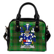 Keane or O'Cahan Ireland Shoulder Handbag Irish National Tartan  | Over 1400 Crests | Bags | Water-Resistant PU leather