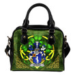 Dehany Ireland Shoulder HandBag Celtic Shamrock | Over 1400 Crests | Bags | Premium Quality