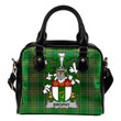 Brophy or O'Brophy Ireland Shoulder Handbag Irish National Tartan  | Over 1400 Crests | Bags | Water-Resistant PU leather