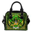 Haly or O'Haly Ireland Shoulder HandBag Celtic Shamrock | Over 1400 Crests | Bags | Premium Quality