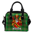 Brabazon Ireland Shoulder Handbag Irish National Tartan  | Over 1400 Crests | Bags | Water-Resistant PU leather