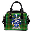 Swan Ireland Shoulder Handbag Irish National Tartan  | Over 1400 Crests | Bags | Water-Resistant PU leather