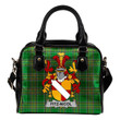 Fitz-Nicol Ireland Shoulder Handbag Irish National Tartan  | Over 1400 Crests | Bags | Water-Resistant PU leather