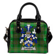 Chinnery Ireland Shoulder Handbag Irish National Tartan  | Over 1400 Crests | Bags | Water-Resistant PU leather
