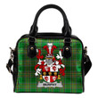 Murphy (Muskerry) Ireland Shoulder Handbag Irish National Tartan  | Over 1400 Crests | Bags | Water-Resistant PU leather