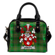 Sinnott or Synnott Ireland Shoulder Handbag Irish National Tartan  | Over 1400 Crests | Bags | Water-Resistant PU leather