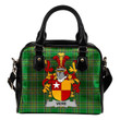 Vere Ireland Shoulder Handbag Irish National Tartan  | Over 1400 Crests | Bags | Water-Resistant PU leather