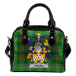 Regan or O'Regan Ireland Shoulder Handbag Irish National Tartan  | Over 1400 Crests | Bags | Water-Resistant PU leather