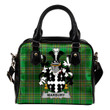 Marbury Ireland Shoulder Handbag Irish National Tartan  | Over 1400 Crests | Bags | Water-Resistant PU leather