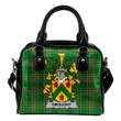 Drought Ireland Shoulder Handbag Irish National Tartan  | Over 1400 Crests | Bags | Water-Resistant PU leather