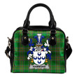 Hammond Ireland Shoulder Handbag Irish National Tartan  | Over 1400 Crests | Bags | Water-Resistant PU leather