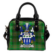 Hackett Ireland Shoulder Handbag Irish National Tartan  | Over 1400 Crests | Bags | Water-Resistant PU leather