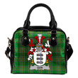 Gun Ireland Shoulder Handbag Irish National Tartan  | Over 1400 Crests | Bags | Water-Resistant PU leather