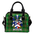 Halligan or O'Halligan Ireland Shoulder Handbag Irish National Tartan  | Over 1400 Crests | Bags | Water-Resistant PU leather
