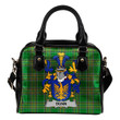 Dunn or O'Dunn Ireland Shoulder Handbag Irish National Tartan  | Over 1400 Crests | Bags | Water-Resistant PU leather