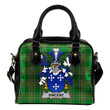 Vincent Ireland Shoulder Handbag Irish National Tartan  | Over 1400 Crests | Bags | Water-Resistant PU leather