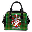 Corry or O'Corry Ireland Shoulder Handbag Irish National Tartan  | Over 1400 Crests | Bags | Water-Resistant PU leather