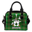 Concanon or O'Concanon Ireland Shoulder Handbag Irish National Tartan  | Over 1400 Crests | Bags | Water-Resistant PU leather