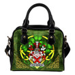 Fitz-Gibbon Ireland Shoulder HandBag Celtic Shamrock | Over 1400 Crests | Bags | Premium Quality